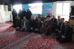 دیدارکارکنان آموزشکده های خوارزمی و کوثر ملایر با حضرت آیت اله فاضلیان  امام جمعه شهرستان به مناسبت سالروز تاسیس دانشگاه فنی و حرفه ای(21/8/94) 2
