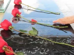 ادای احترام به شهیدان گمنام در المان شهدای دانشگاه ازاد اسلامی ملایر 3