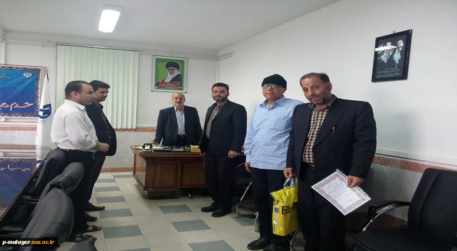 تجلیل ازجانباز مرکز در روز ولادت  حضرت ابوالفضل و روز جانباز  4