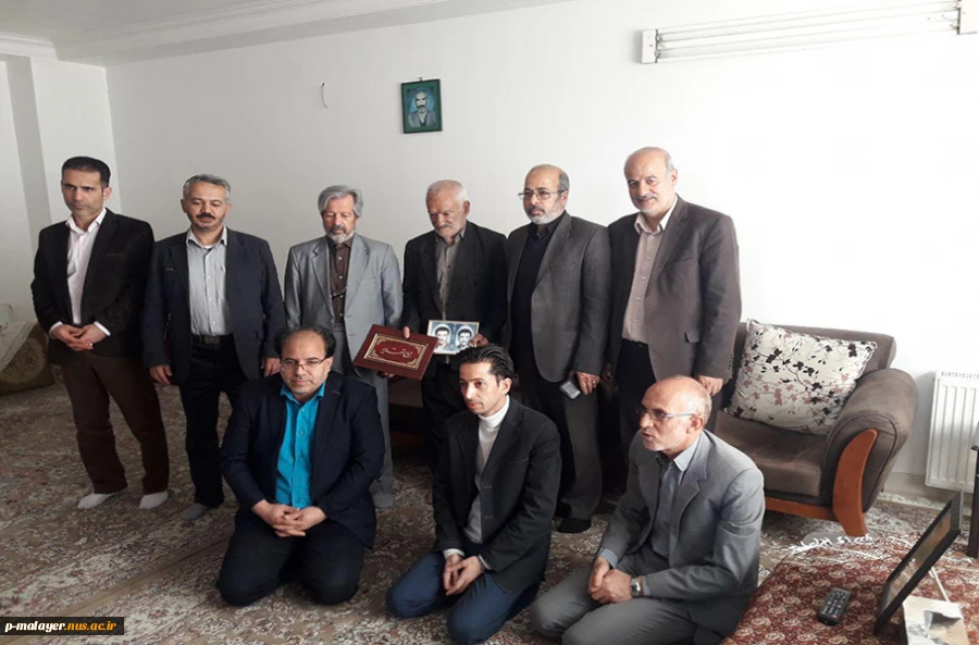 دیدار با خانواده شهید محمود ابراهیمی  در روز بزرگداشت شهدا  2