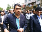 راهپیمایی، حمایت خود را از بیانیه شورای عالی امنیت ملی و نفرت خود را از عهدشکنی آمریکا در خروج از برجام  2