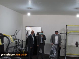 افتتاحیه فاز 2 مجموعه ورزشی شهید ابراهیم هادی آموزشکده فنی و حرفه ای پسران ملایر 3