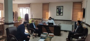 جلسه ریاست دانشکده فنی خوارزمی ملایر  با ریاست اوقاف و امور خیریه شهرستان ملایر 2