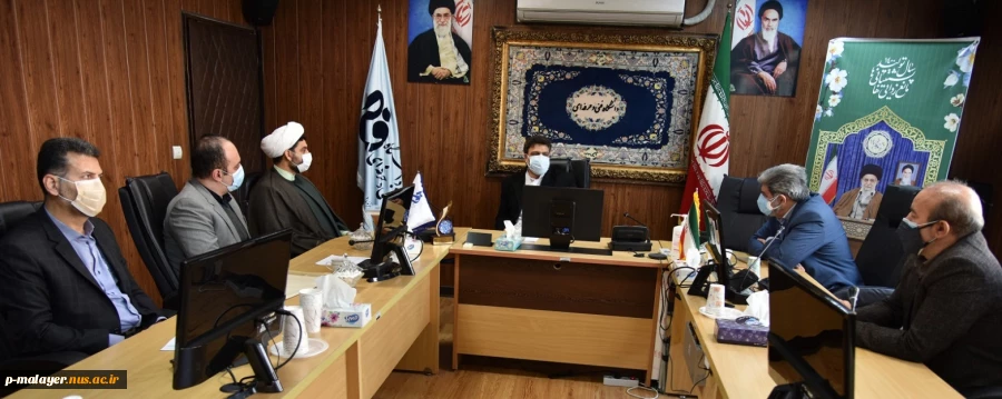 جلسه سرپرست دانشگاه فنی و حرفه ای با دکتر احد آزادی خواه نماینده ملایر در مجلس شورای اسلامی‌ 2