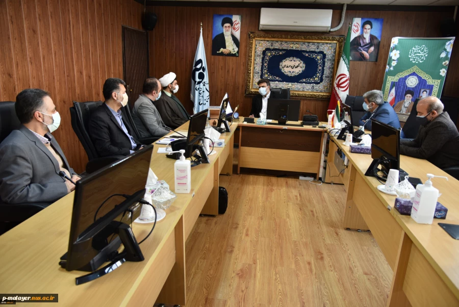 جلسه سرپرست دانشگاه فنی و حرفه ای با دکتر احد آزادی خواه نماینده ملایر در مجلس شورای اسلامی‌ 5