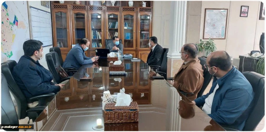 دیدار سرپرست فرمانداری ویژه ملایر با رئیس دانشکده خوارزمی ملایر 3
