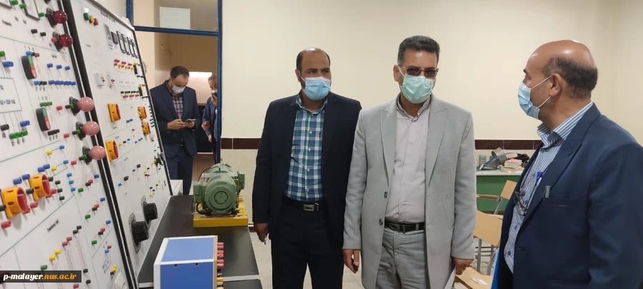 بازدید ناظر محترم اعزامی مرکز نظارت، ارزیابی و تضمین کیفیت سازمان مرکزی دانشگاه فنی و حرفه ای از تشکیل کلاسهای حضوری آموزشکده  فنی خوارزمی ملایر 6