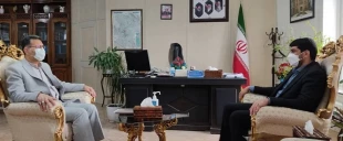 دیدار ریاست آموزشکده فنی و حرفه ای پسران ملایر با فرماندارمحترم ویژه شهرستان ملایر 2