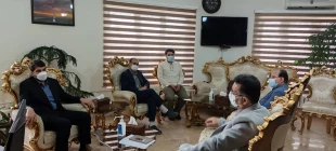 دیدار ریاست آموزشکده فنی و حرفه ای پسران ملایر با فرماندارمحترم ویژه شهرستان ملایر 3