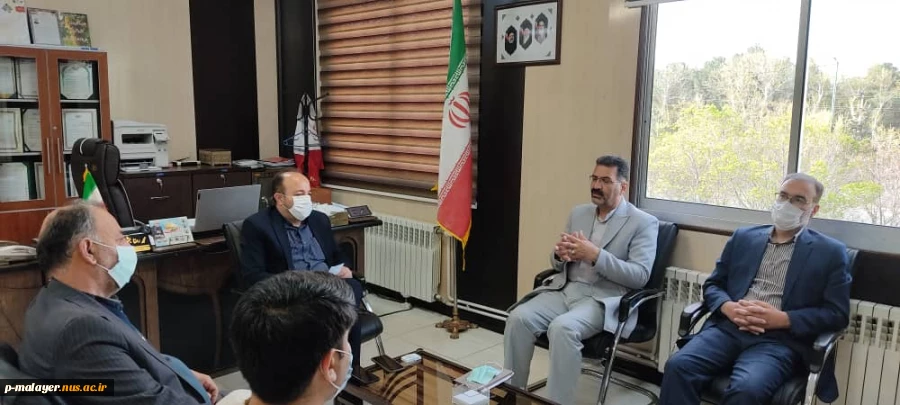 دیدار ریاست آموزشکده فنی و حرفه ای پسران ملایر با ریاست آموزش و پرورش شهرستان ملایر 2