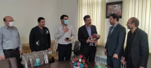 دیدار ریاست و کارکنان آموزشکده فنی و حرفه ای پسران ملایر با معاون مدیر کل ،رئیس اداره تعاون، کار و رفاه اجتماعی به مناسبت روز جهانی کار و کارگر 6