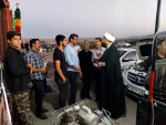 بازدید نماینده مردم ملایر در مجلس شورای اسلامی از واحد خدمات خودرویی آموزشکده در موکب فاطمه الزهرا (س) 2