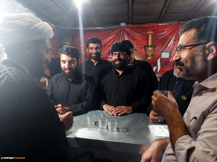 بازدید شبانه امام جمعه شهرستان از موکب مهارت آموزشکده فنی   5