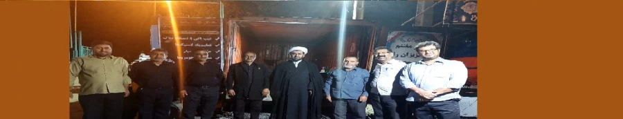 بازدید شبانه امام جمعه شهرستان از موکب مهارت آموزشکده فنی 2