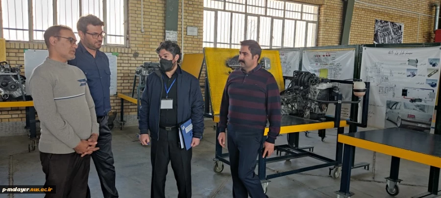 بازدید ادواری هیات نظارت، ارزیابی و تضمین کیفیت عتف استان از آموزشکده فنی و حرفه ای پسران ملایر 3