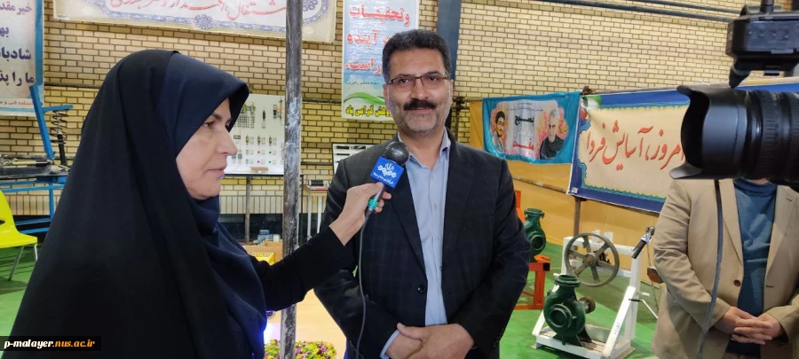 حضور تیم علمی دانشگاه فنی و حرفه ای  در نمایشگاه ایران قوی 9
