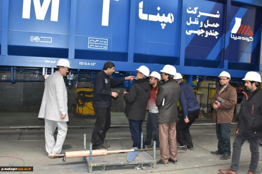 بازدید اساتید و کارشناسان آموزشکده از شرکت واگن پارس مپنا در اراک 13