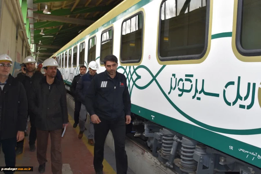 بازدید اساتید و کارشناسان آموزشکده از شرکت واگن پارس مپنا در اراک 14
