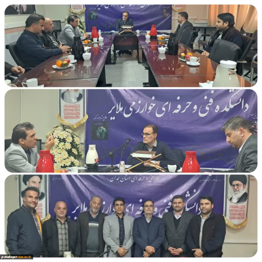 انعقاد تفاهم نامه جذب و اشتغال ۲۵۰۰نفر از فارغ التحصیلان و دانشجویان دانشگاه فنی و حرفه‌ای در شرکت های زیر مجموعه بازار جهانی مبلمان و منبت شهرستان ملایر 2