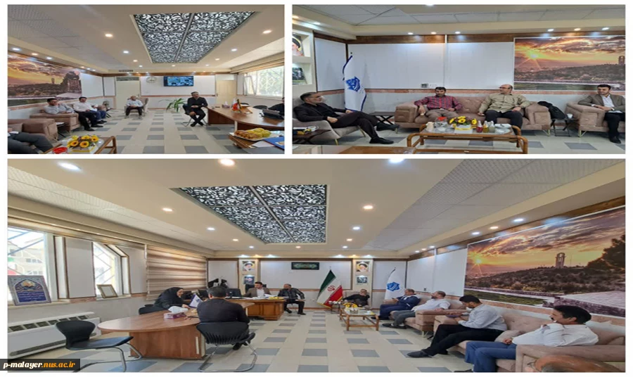 دیدار رئیس  محترم اداره امور اداری دانشگاه ملی مهارت استان همدان با کارکنان دانشگاه ملی مهارت واحد پسران ملایر (خوارزمی)   2