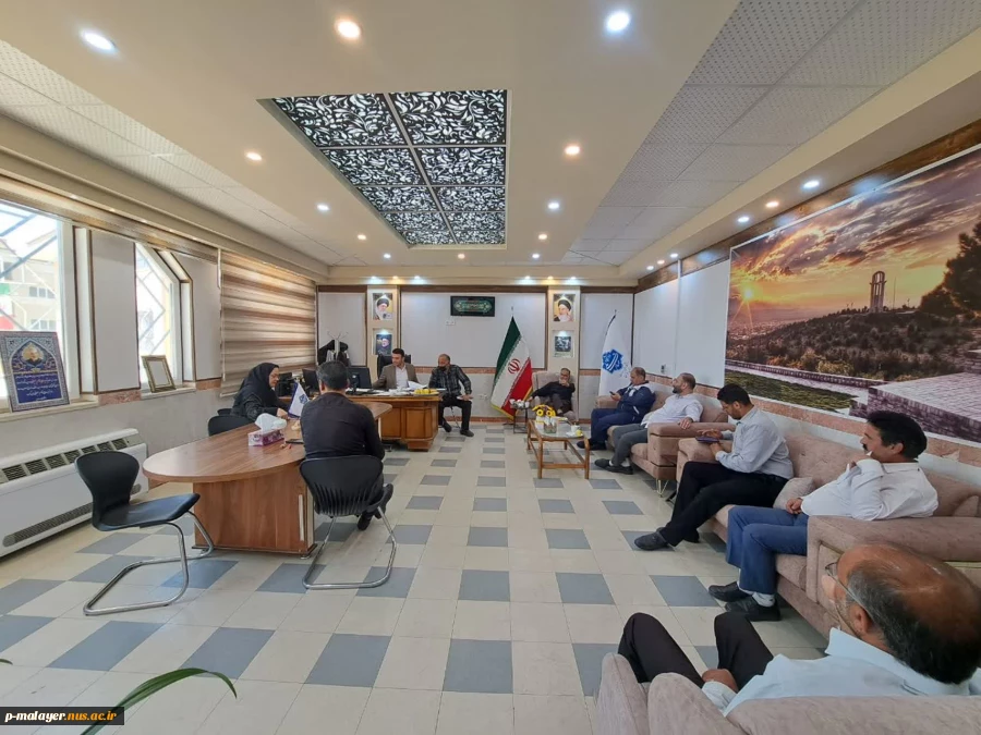 دیدار رئیس  محترم اداره امور اداری دانشگاه ملی مهارت استان همدان با کارکنان دانشگاه ملی مهارت واحد پسران ملایر (خوارزمی)   2