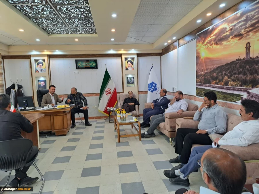 دیدار رئیس  محترم اداره امور اداری دانشگاه ملی مهارت استان همدان با کارکنان دانشگاه ملی مهارت واحد پسران ملایر (خوارزمی)   3
