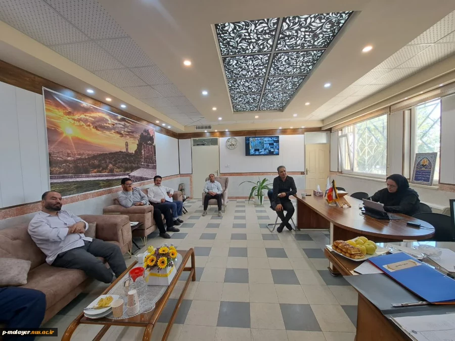 دیدار رئیس  محترم اداره امور اداری دانشگاه ملی مهارت استان همدان با کارکنان دانشگاه ملی مهارت واحد پسران ملایر (خوارزمی)   4